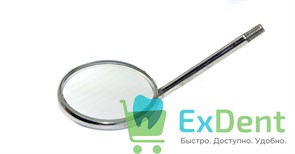 Зеркало стоматологическое №4, 22 мм, Prima Dental, не увеличивающее, без ручки 19533
