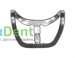 Кламп №B6 бабочка широкими челюстями для фронтальных зубов верхней и нижней челюстей (ТОР ВМ) 13957