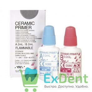 Ceramic Primer GC - праймер для керамики двухкомпонентный (2 мл + 2 мл) 18586