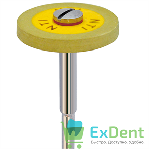 Головка алмазная P1040 HP NTI - CeraSuperGlaze, форма диск, желтый 18480