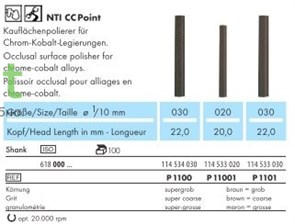 Полир для фиссур и окончательного полирования NTI 19972