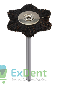 Щетка полировочная конский волос особо жесткий NTI P1272 (форма звездочки) 15772