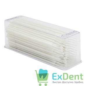 Аппликаторы Микробраш Microbrush Super Fine (1 мм) - диспенсер (100 шт) 14284