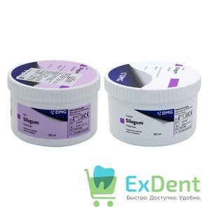 Silagum (Силагум) Putty Fast - А- силикон, основа + катализатор (2 х 262 мл) 12255