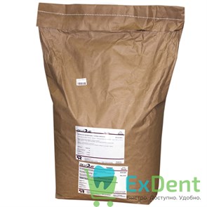 Гипс Giludur (Гилудур) - синтетический твердый гипс 3 класс, голубой (25 кг) 16620