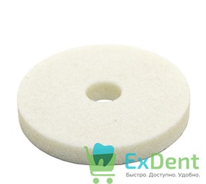 Круги абразивный шлифовальные 50 x 7 x 10 мм тонкий белый 17265