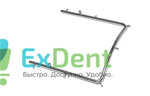 Рамка для латексного листа раббердама (коффердама) (128 х 125 мм) с фиксатором нити, металлическая 13102