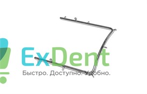 Рамка для латексного листа раббердама (коффердама) (93 х 91 мм) с фиксатором нити, металлическая 21189