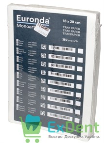 Покрытие для лотков автоклава 18 х 28 см, белые (250 шт) 12761