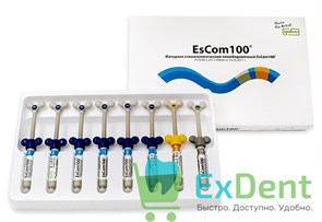 EsCom (Еском) 100 набор (8 х 4 г - А1, А2 х2, А3х2, А3.5, B2,ОА3  ) пломбировочный материал 16187
