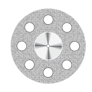 Диск алмазный Superflex (19 mm) NTI красный 8 отверстий двусторонний 16348