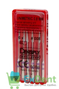 Дриль калибровочный Unimetric №008 сиреневый Dentsply (6шт) 16784