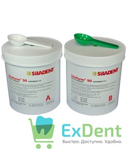 Silaform (Силаформ) 90 - A-силикон двухкомпонентный с повышенной прочностью (1.5 + 1.5 кг) 14443