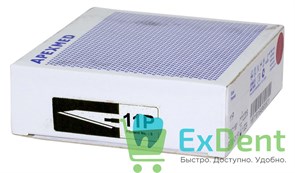 Лезвие хирургическое стерильное №11P Apexmed (100 шт) 21636