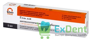 Гель для антисептической обработки - Хлоргексидин биглюконат 2% с метронидазолом (5 мл) 21464