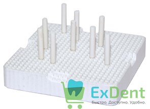 Треггер керамический квадратный 55 мм + 20 керамических  штифтов 21259