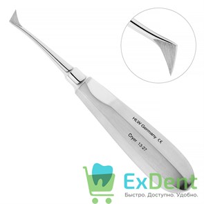 {{productViewItem.photos[photoViewList.activeNavIndex].Alt || productViewItem.photos[photoViewList.activeNavIndex].Description || 'Элеватор №27 Cryer для удаления корней зубов нижней челюсти, треугольный левый (000-379)'}}