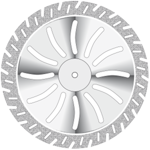 Диск алмазный для гипса двухстороннее покрытие 3,0мм 21249