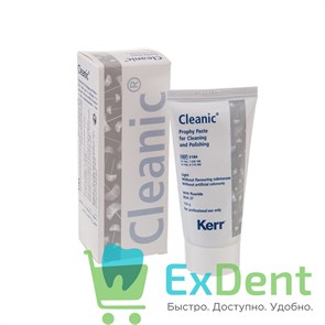 Паста полировочная Cleanic Light без вкуса и без красителей, с фтором, туба (100 г) 15108