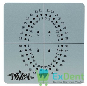 Шаблон для коффердама (металл) 19075