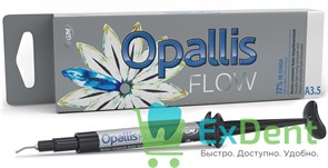 OPALLIS (Опалис) FLOW A3,5- жидкотекучий наногибридный пломбировочный материал (2 г) 17018