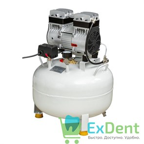 Компрессор HK-1EW воздушный безмаслянный, ресивер 30 л, производительность 70 л/мин 14394