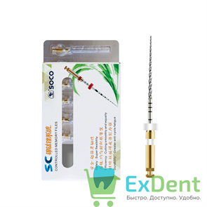 SOCO SC 1001 (Соко СК) машинные файлы с памятью формы, 04/10, 21 мм, блистер (6 шт) 22124