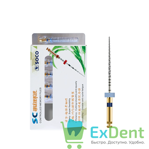 SOCO SC 1001 (Соко СК) машинные файлы с памятью формы, 04/30, 31 мм, блистер (6 шт) 20888