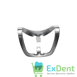 Кламп №B5 бабочка с узкими челюстями для реставрации зубов при дефектах V класса по Блэку (ТОР ВМ) 17830