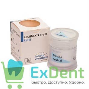 IPS e.max Ceram Transpa - нейтральная транспа-масса нейтральная (20г) 20568