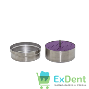 Бокс (подставка) для боров, на 44 турбинных, круглый, 135 градусов автоклавируемый 15224