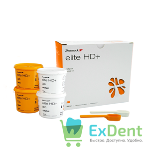 Elite (Элит) HD+ Putty Soft Normal Set  - A-силикон очень высокой вязкости (4 х 450 мл) 12273