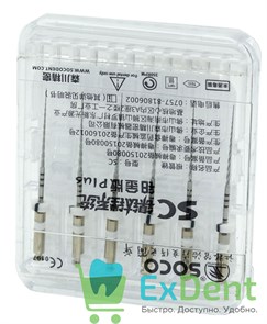 SOCO SC Plus (Соко СК плюс) машинные файлы с памятью формы, 16/VT, 25 мм, белый, блистер (6 шт) 19168