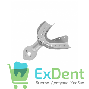 {{photo.Alt || photo.Description || 'Ложка для слепков с перфорированием Н-3 (L) низ (метал) Россия'}}