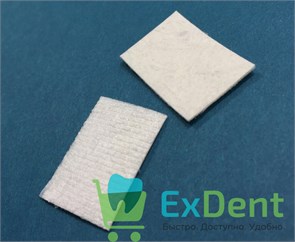 Биоматрикс, флис c покрытием губчатая пластина (10 х 30 мм) - вспененный ксено-коллаген 1-го типа 20116