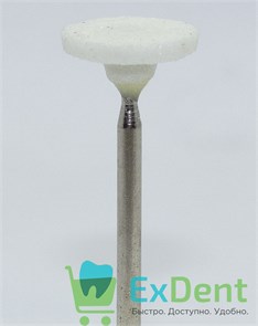 Камень карборундовый, для обработки недрагоценных металлов, MEDIUM диск (13*2мм) 14717