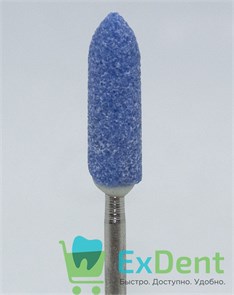 Камень карборундовый, для обработки частичных протезов и недраг. метал. цилиндр заостренный (6*12мм) 17377