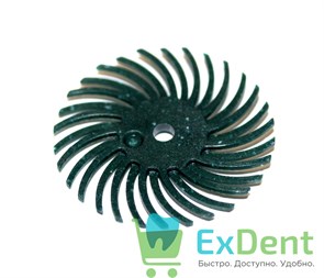 Диски спиральные полировочные (синий, абразивность 80/20мм) для очистки и полировки пластмассы 15097