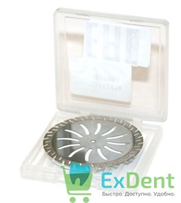 Диск алмазный двухсторонний, для гипса из высокопрочной стали (толщина 0,24мм, d45 мм) 13471