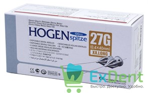 Иглы карпульные (0,4 х 40 мм) 27G Hogen Spitze (100 шт) 17493