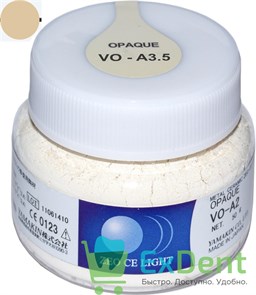Zeo Ce Light Opaque (Опак порошок) VO-A3.5 - для перекрытия цвета металла до нужного оттенка (50 г) 15933