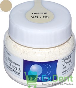 Zeo Ce Light Opaque (Опак порошок) VO-C3 - для перекрытия цвета металла до нужного оттенка (50 г) 18518