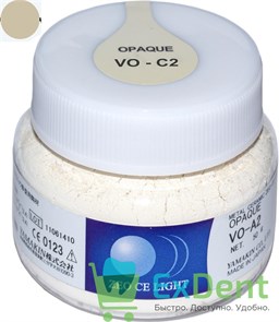 Zeo Ce Light Opaque (Опак порошок) VO-C2 - для перекрытия цвета металла до нужного оттенка (50 г) 18175
