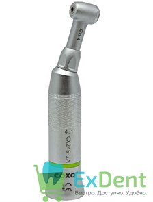 Наконечник угловой 4:1 COXO CX245-1A 2009 понижающий, кнопочный без света и без охлаждения 18594