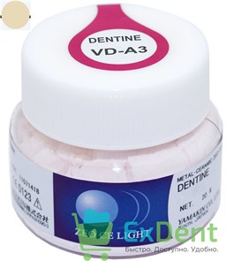 Zeo Ce Light Dentine (Дентин) VD-A3 - порошок, для создания формы и основного цвета (50 г) 21242