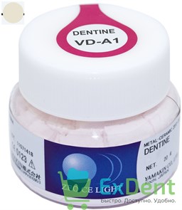 Zeo Ce Light Dentine (Дентин) VD-A1 - порошок, для создания формы и основного цвета (50 г) 16829