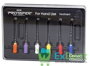 ProTaper (ПроТейпер) ручной S1-F3, 31 мм, SX, 19 мм Dentsply, для лечения сложных случаев (6 шт) 20134