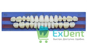 Гарнитур акриловых зубов A1, S2, M30, Million и New Ace (28 шт) 19887