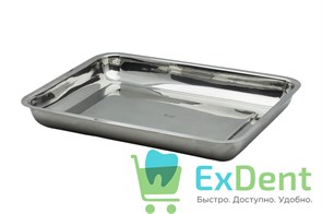Лоток для инстументов прямоугольный Legrin, нержавеющая сталь (300 х 240 х 45 мм) 20103