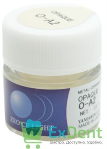 Zeo Ce Light Opaque (Паста опак) O-A2 - для перекрытия цвета металла под цвет дентина (3.5 г) 19088